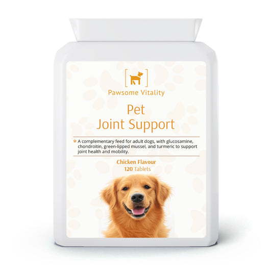 Pawsome Vitality Joint Support for Dogs – Chicken Flavour 120 Tablets