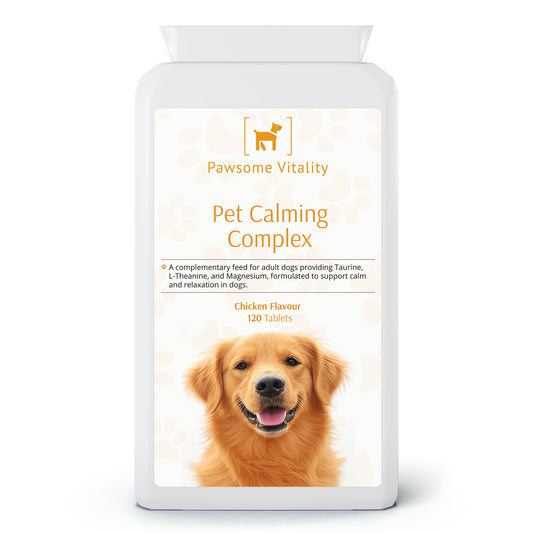 Pawsome Vitality Calm Support for Dogs – Chicken Flavour 120 Tablets – Chicken Flavour 120 Tablets